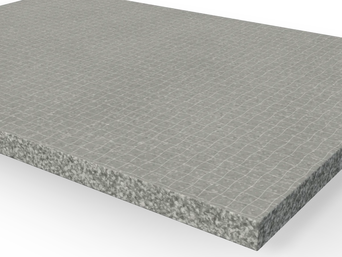 12mm Tile Backer Board 1200 x 800mm, close-up of the edge