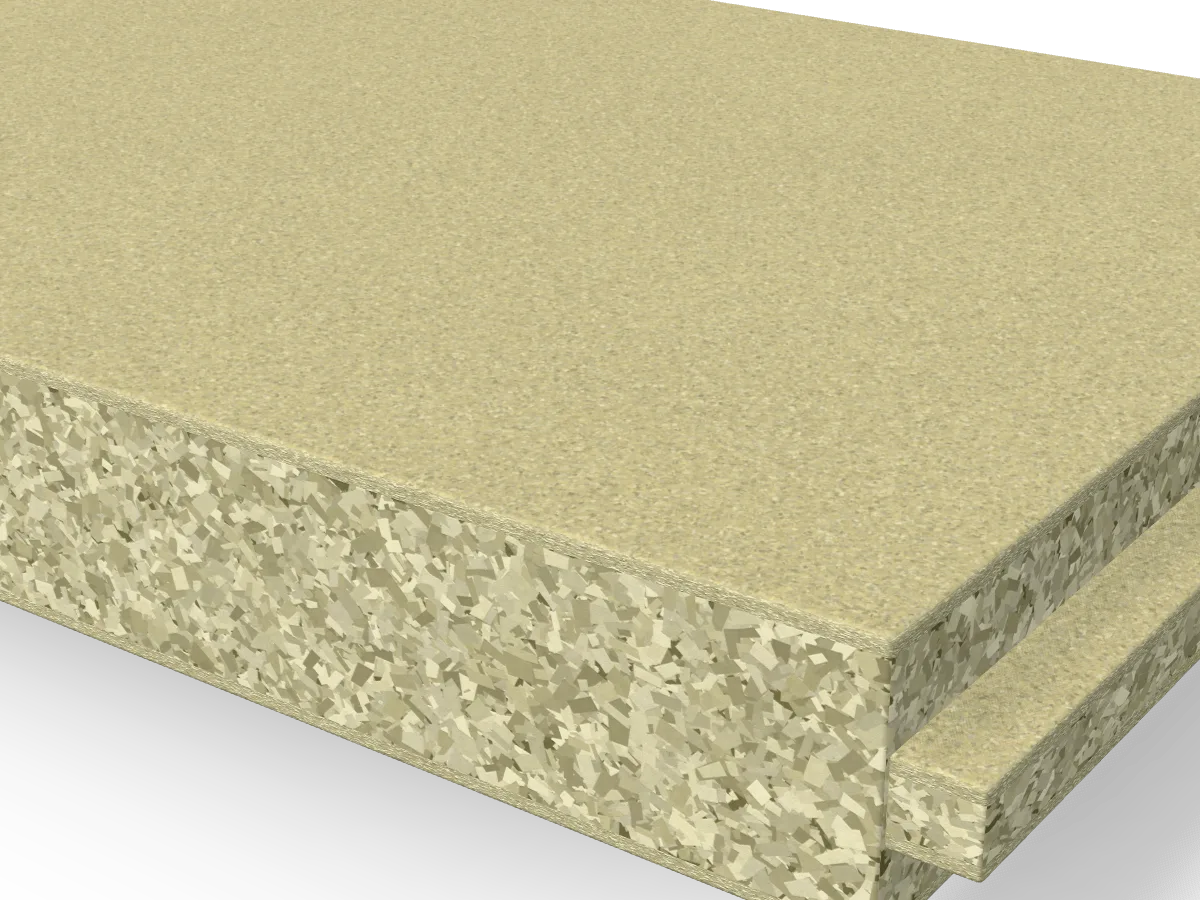 38mm P6 Mezzanine Flooring T&G 2440 x 600mm, close-up of the edge