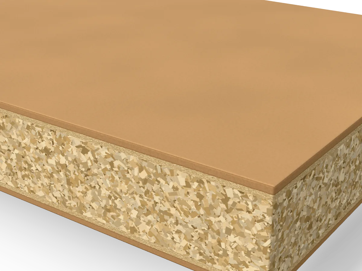 44mm FD30 Fire Door Blank 2135 x 915mm, close-up of the edge