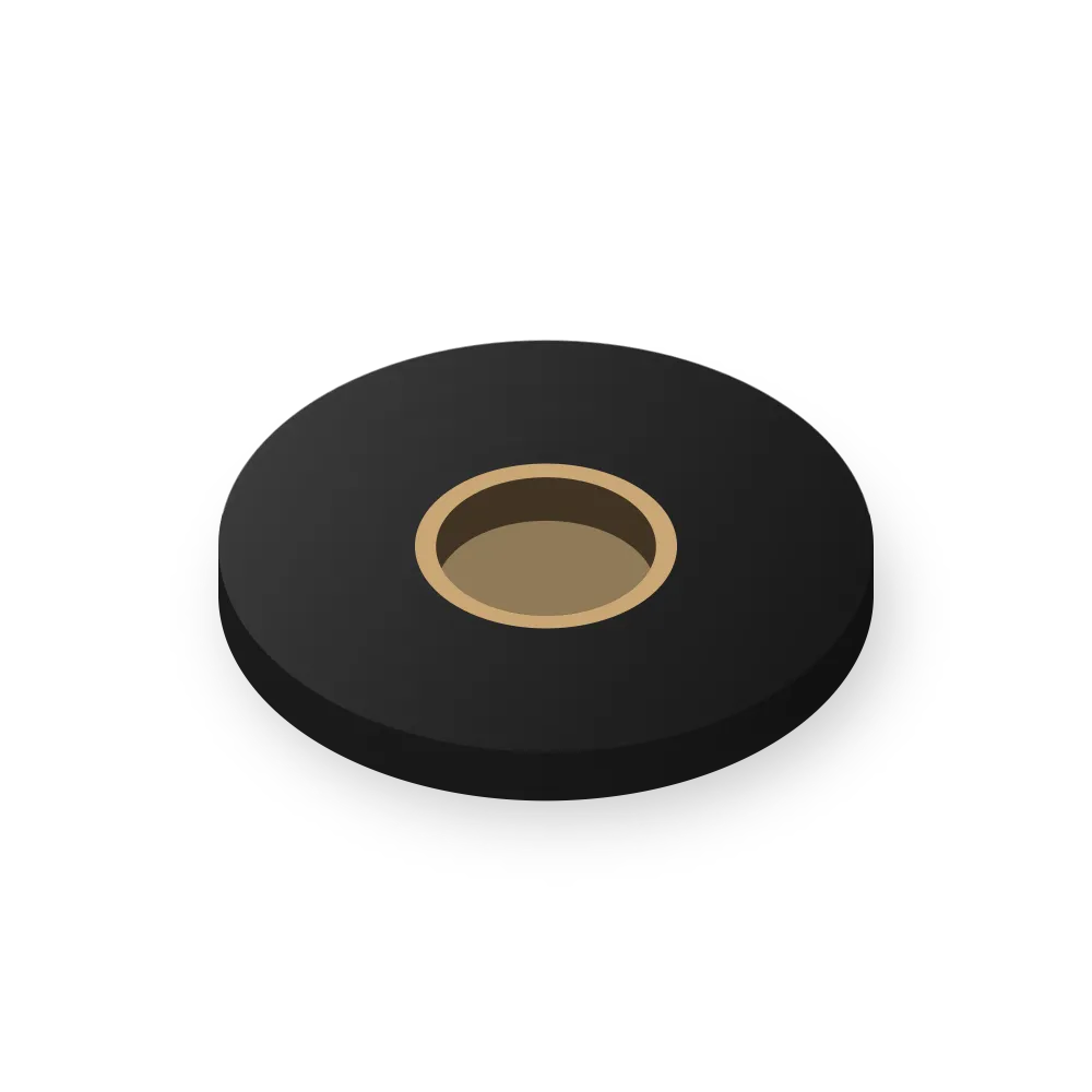 ABS Edging, Black 23mm x 75m, surface close-up