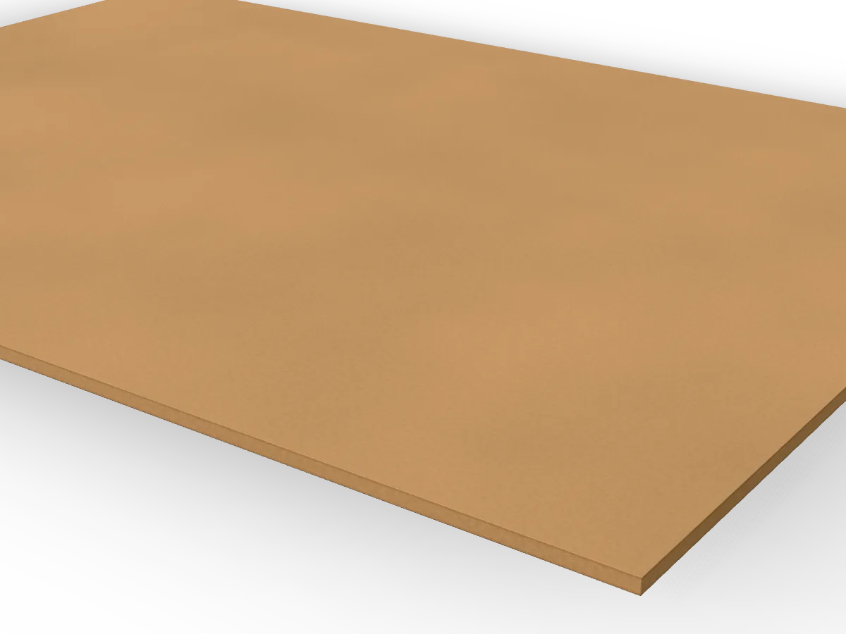 3mm Premium MDF 2440 x 1220mm, close-up of the edge
