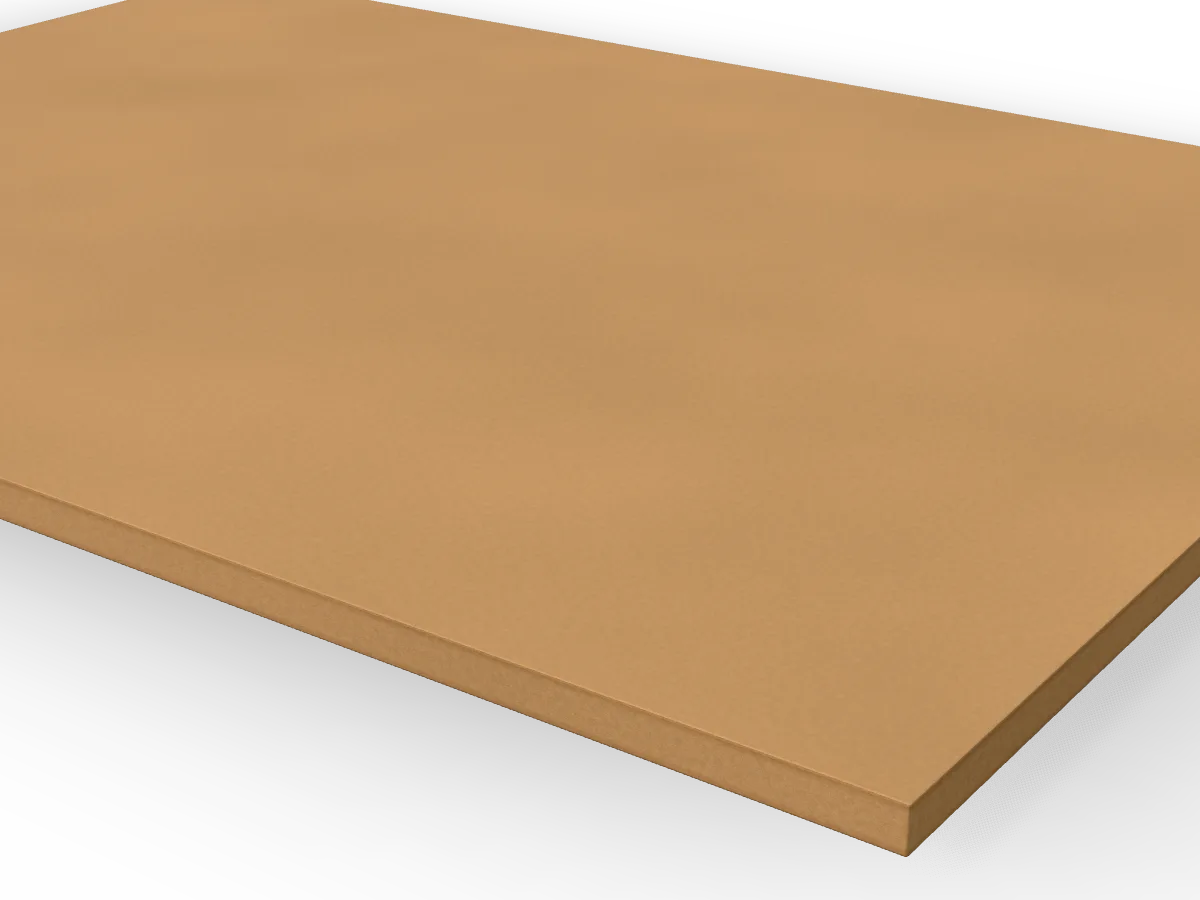 6mm Premium MDF 1220 x 610mm, close-up of the edge