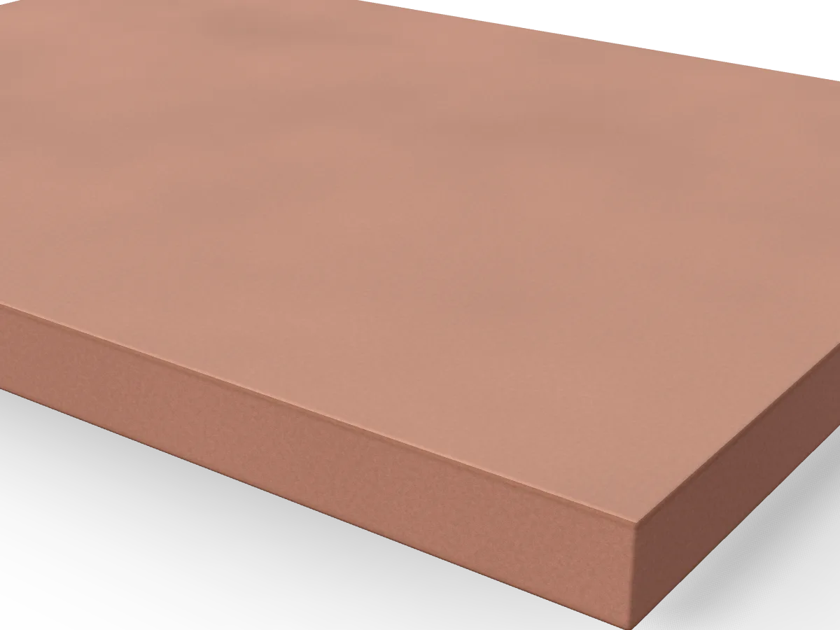 18mm Fire Retardant MDF 2440 x 1220mm, close-up of the edge