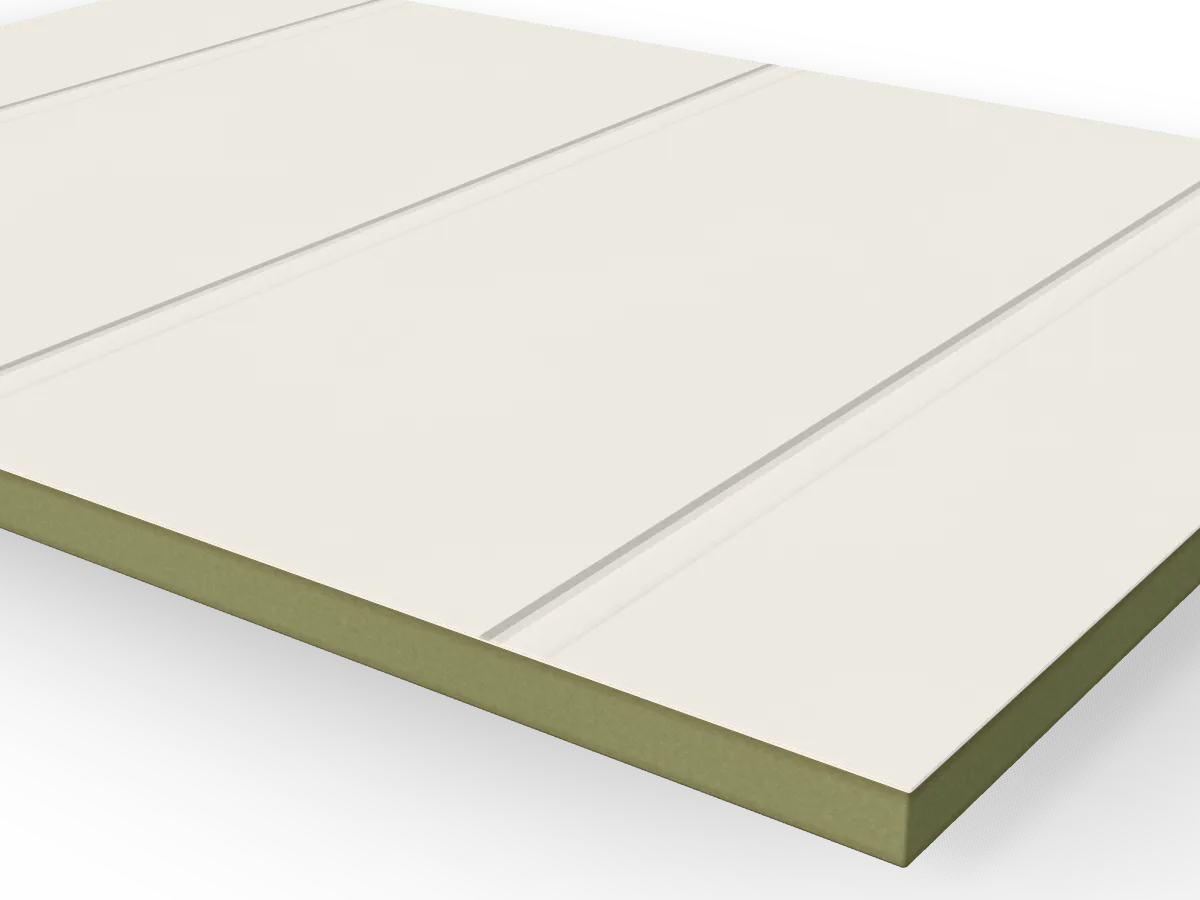 9mm Beaded MDF Wall Panel, Primed 2440 x 1220mm, close-up of the edge