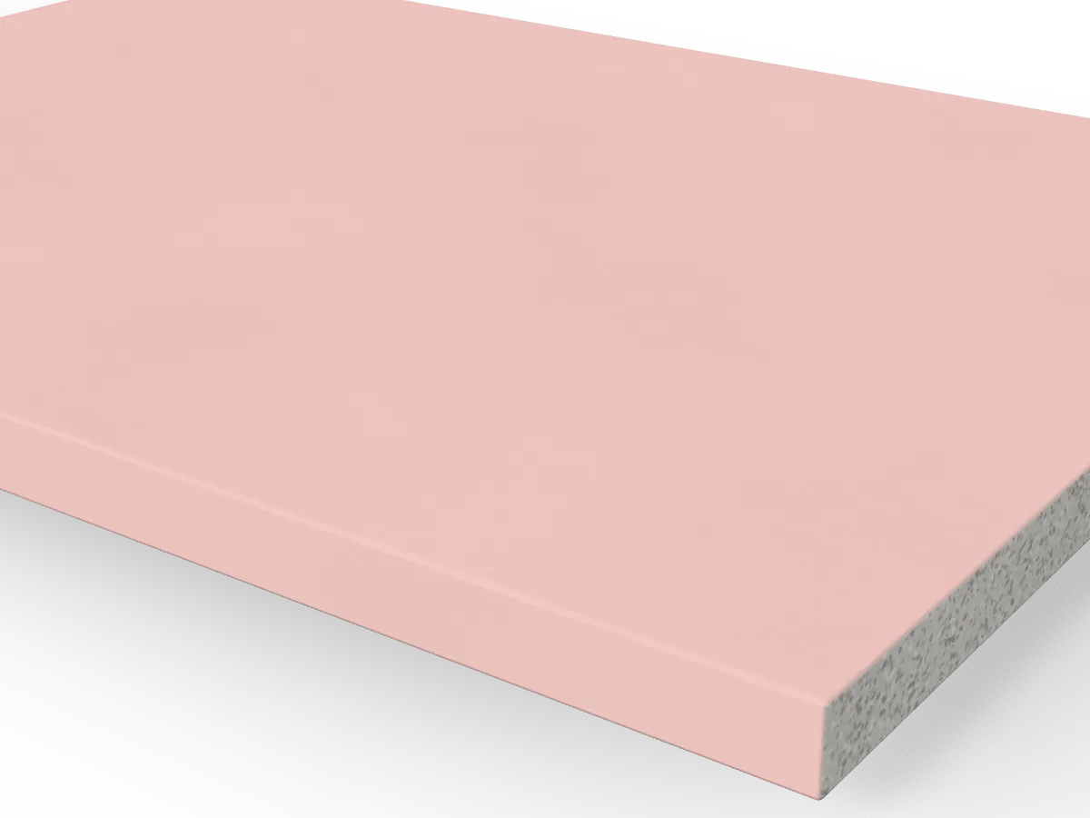 12.5mm Fire Plasterboard 2400 x 1200mm, close-up of the edge