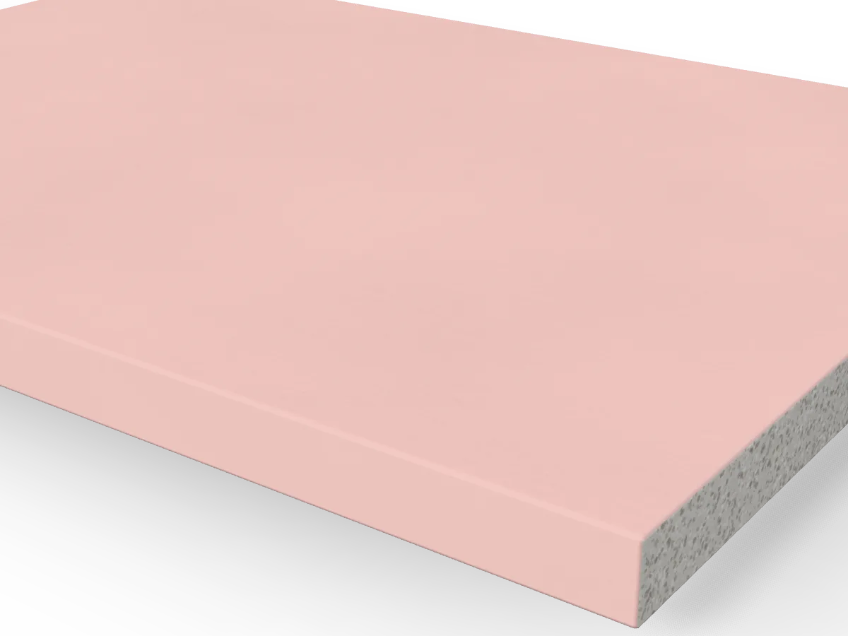 15mm Fire Plasterboard 2400 x 1200mm, close-up of the edge