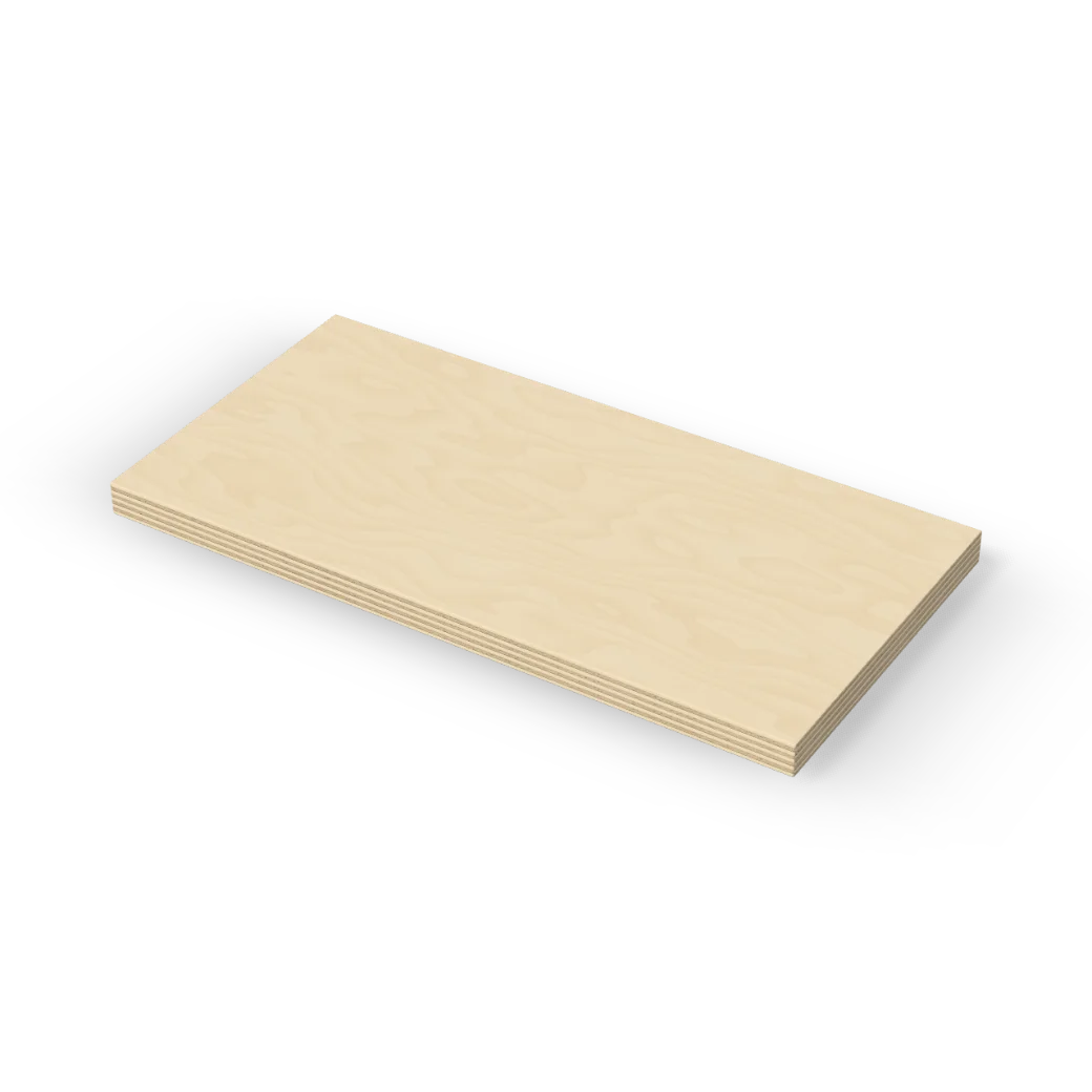 12mm Birch Plywood BB/BB 2440 x 1220mm, product render