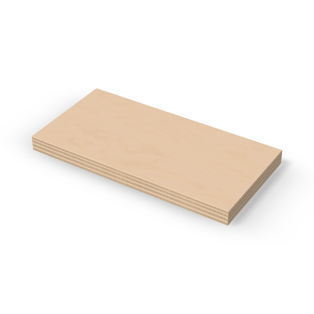 18mm Fire Retardant Plywood Euroclass B 2440 x 1220mm, product render