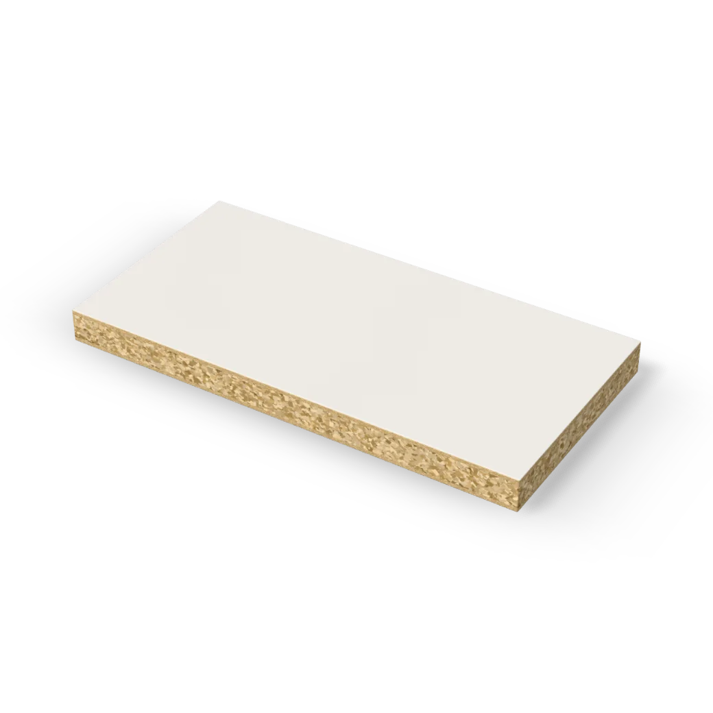 18mm White Melamine Faced Chipboard 2440 x 1220mm, product render
