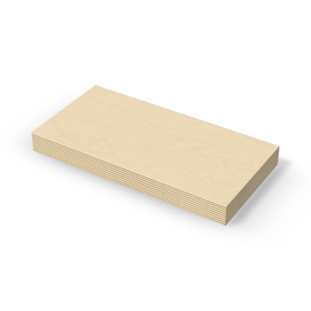 25mm Birch Plywood BB/BB 2440 x 1220mm, product render