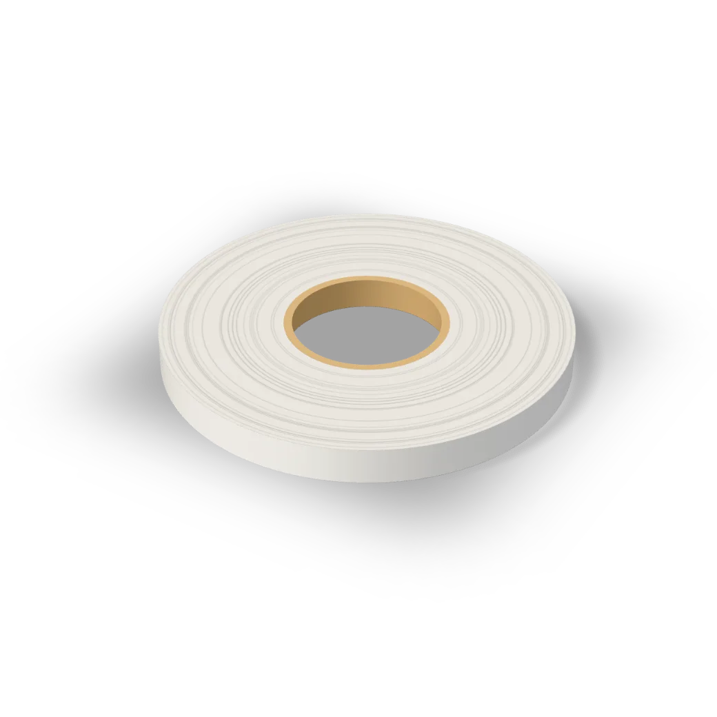ABS Edging, White 22mm x 100m, product render